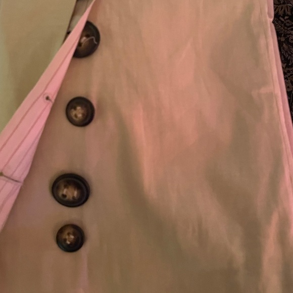 𝅺CASCH by Gro Abrahamsson Stunning Skirt Vertical Varied Sized Buttons Vintage - Picture 7 of 8